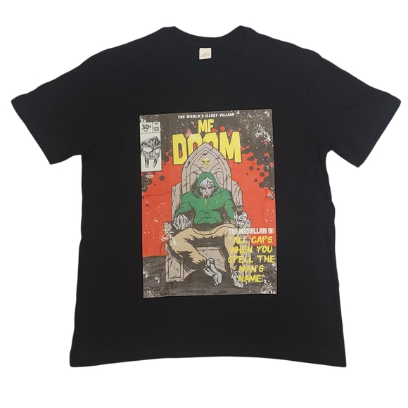 vitalfour Other - Black Graphic Tee - Mr. Doom